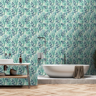 Lush Botanical summer green leaves Wallpaper