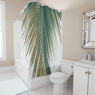 Lush Caribbean Palm 3 #palm#tropical  Shower Curtain