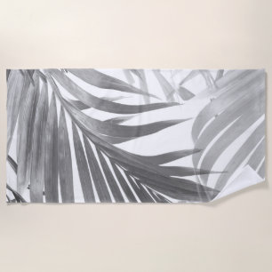 Lush Caribbean Palm Collage #1 #tropical #wall  Beach Towel