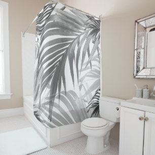 Lush Caribbean Palm Collage #1 #tropical #wall Shower Curtain