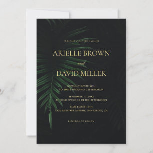 Lush Fern Wedding Invitation
