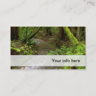 Lush forest business card