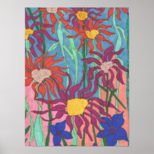 Lush Garden Art Poster