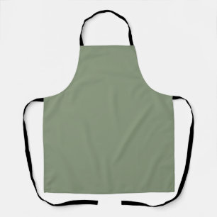 Lush Garden Green Solid Colour Laurel Tree S390-5 Apron