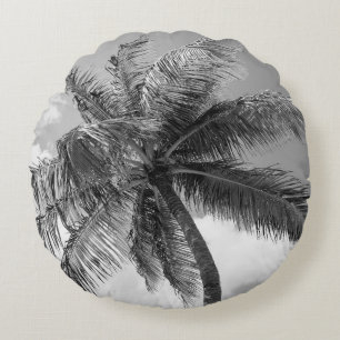 Lush Glam Palm Tree 2 Round Cushion