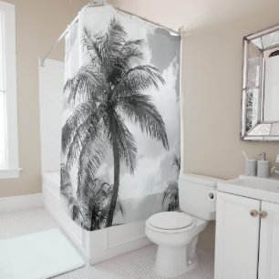 Lush Glam Palm Trees 1 Shower Curtain