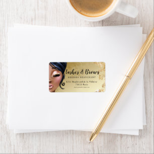 Lush Gold Lash Cleaner Luxe Eyelashes Label