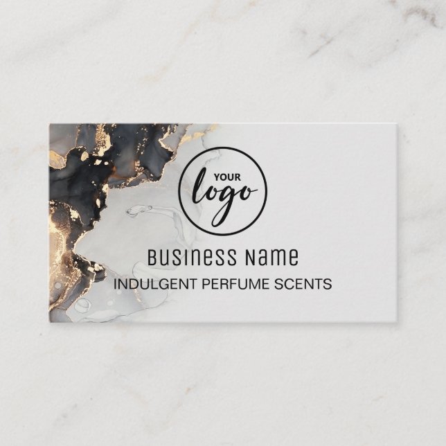 Lush Gold Vein Perfume Business Card (Front)