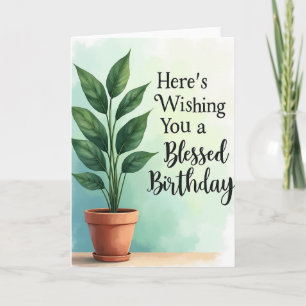 Lush Green Birthday Card