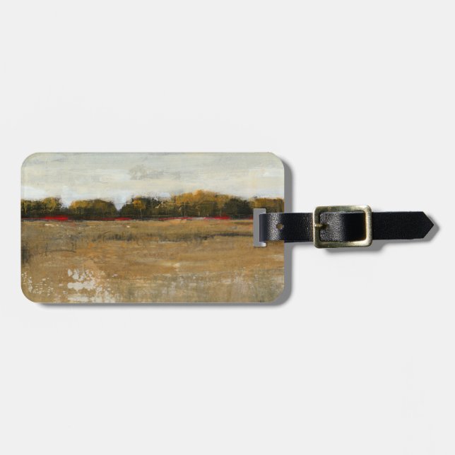 Lush Green Countryside Landscape Luggage Tag (Front Horizontal)