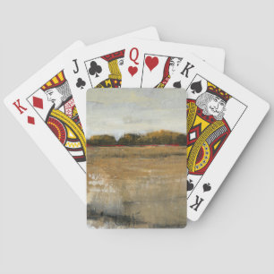 Lush Green Countryside Landscape Playing Cards