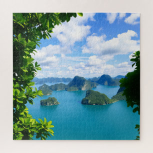 Lush green foliage jigsaw puzzle