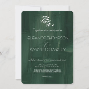 Lush Green Garden Wedding Invitation