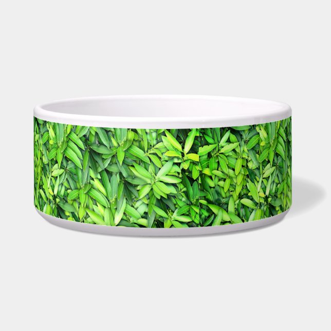 Lush Green Leaves Pattern – Nature Botanical  (Left)
