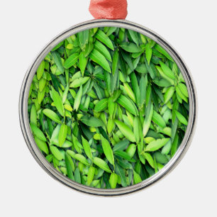 Lush Green Leaves Pattern – Nature Botanical Metal Tree Decoration
