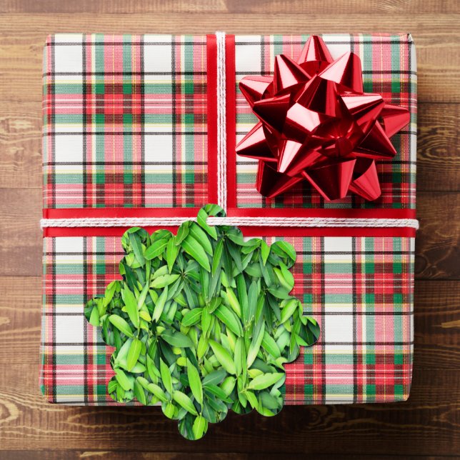 Lush Green Leaves Pattern – Nature Botanical  Tree Decoration Card (Insitu (Gift))