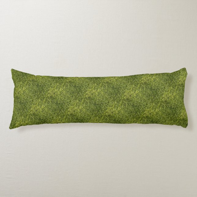 Lush Green Moss Body Cushion (Front)