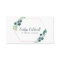 Lush Greenery Rose Gold Geometric Business Card