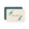 Lush Greenery Rose Gold Geometric Business Card