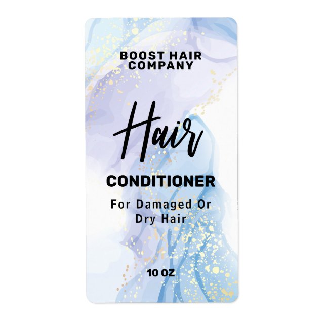 Lush Ink Blue Conditioner Label (Front)