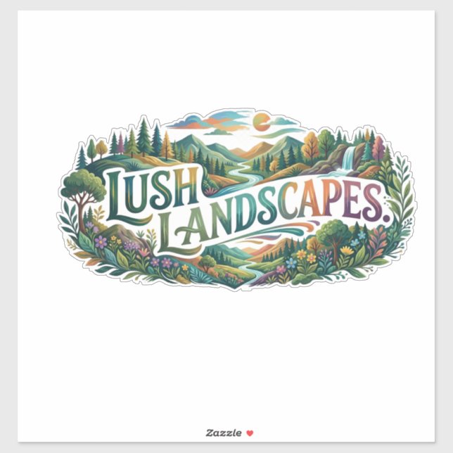 Lush Landscapes T-Shirt (Sheet)