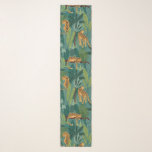 Lush Leopard Scarf<br><div class="desc">Leopards in a jungle.  Beautiful big cat pattern.</div>