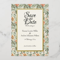 Lush Luxe, Tiger Lily & Mint, Save the Date