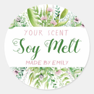 Lush Spring Bouquet Soy Wax Melt Labels