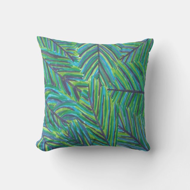 Lush Tropical Nights Cushion (Front)