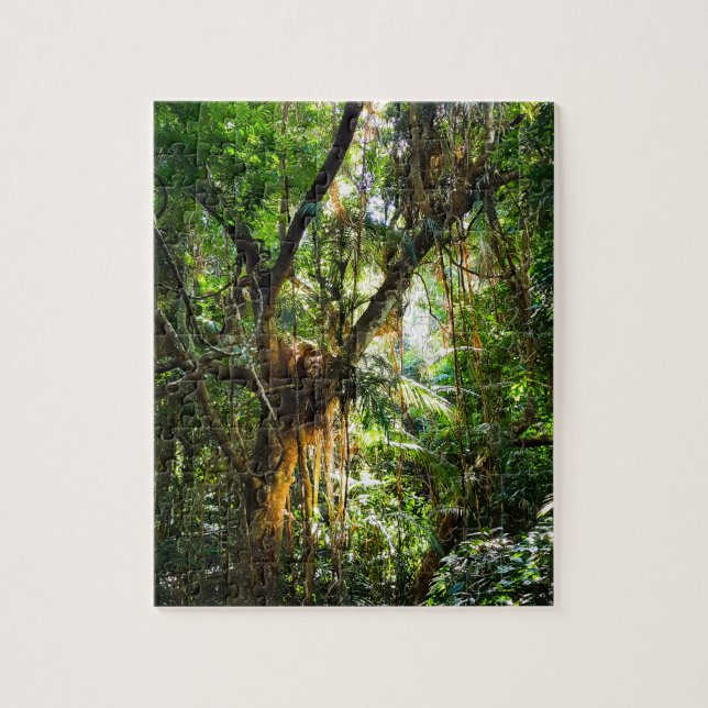 Lush Tropical Rainforest Jigsaw Puzzle (Vertical)