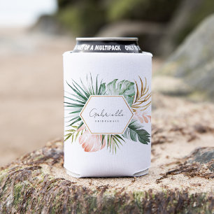 Lush Tropics Bridesmaid Can Cooler Cosy
