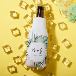 Lush Tropics Wedding Bottle Cooler Cosy