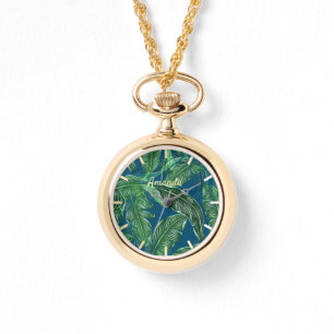 Lush Warm Jungle Leaves Watch