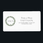 Lush Watercolour Olive Branches Wreath Wedding<br><div class="desc">Modern design featuring watercolour olive branches wreath,  olive divider,  on white background. Use Personalise tool to add your info. Matching items could be found in my Lush Greenery Collection.</div>