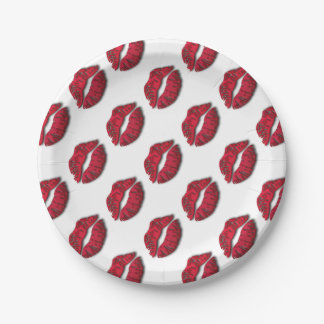 Lushious Lips Paper Plate
