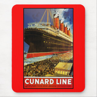 Lusitania Departing Mouse Mat