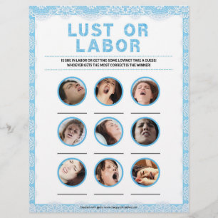 Lust Or Labour [Luxury Lace [Blue]] Custom Letterhead