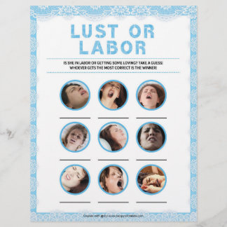 Lust Or Labour [Luxury Lace [Blue]] Custom Letterhead