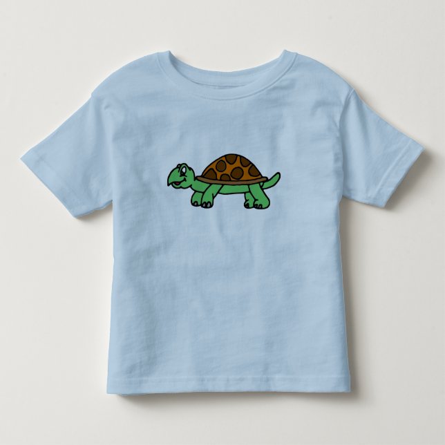 Lustiege turtle toddler T-Shirt (Front)