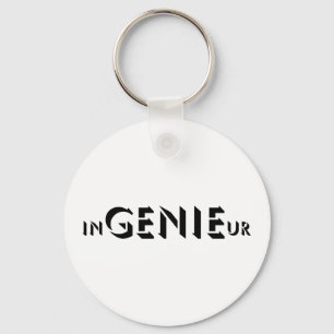 Lustiger inGENIEur Geek Key Ring