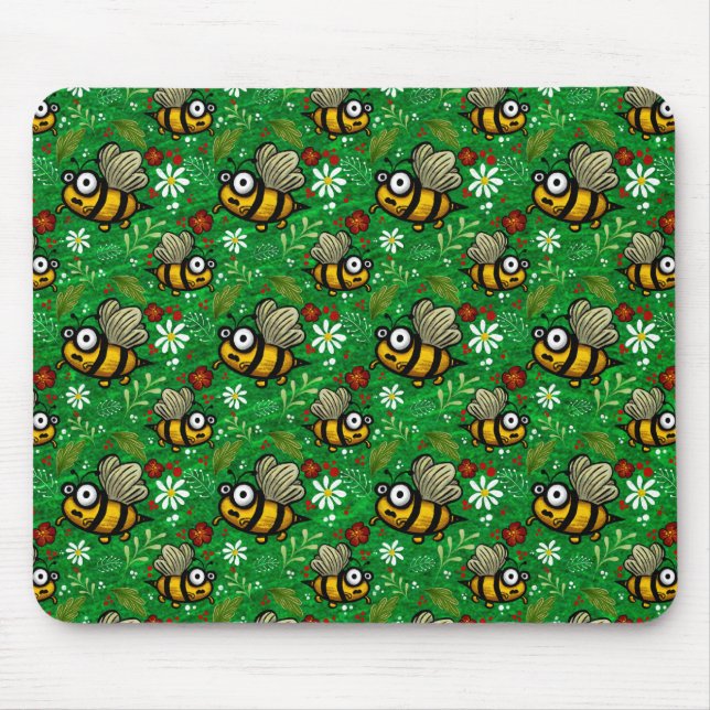Lustiges Bienchen Mouse Mat (Front)