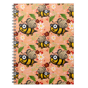 Lustiges Bienchen - zartes orange  Notebook