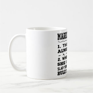 Lustiges Hochzeit gift enk Quadratische Wanduhr Coffee Mug
