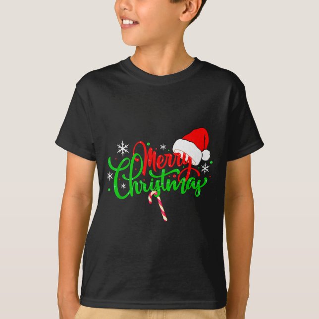 Lustiges Weihnachts Geschenke Merry Christmas Funn T-Shirt (Front)