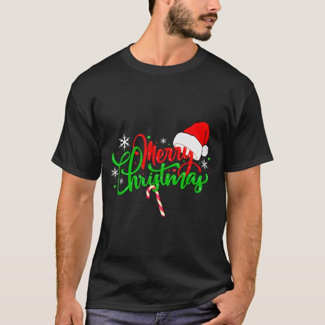Lustiges Weihnachts Geschenke Merry Christmas Funn T-Shirt (Front)
