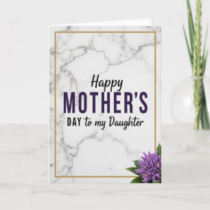 Lustrous Gold Mothers Day Card