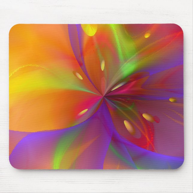 Lustrous Lily Mouse Mat (Front)