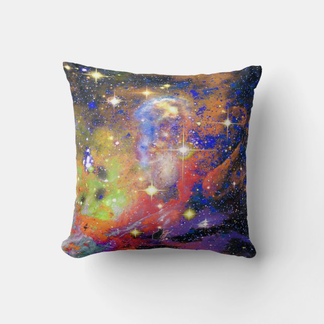 Lustrous Star Field Cushion (Front)