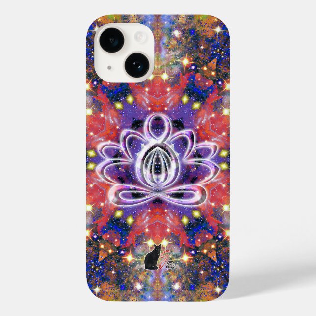 Lustrous Zen Lotus Case-Mate iPhone Case (Back)