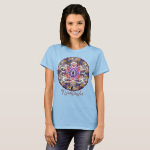Lustrous Zen Lotus Namaste T-Shirt